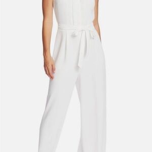 CeCe Elegant White Jumpsuit